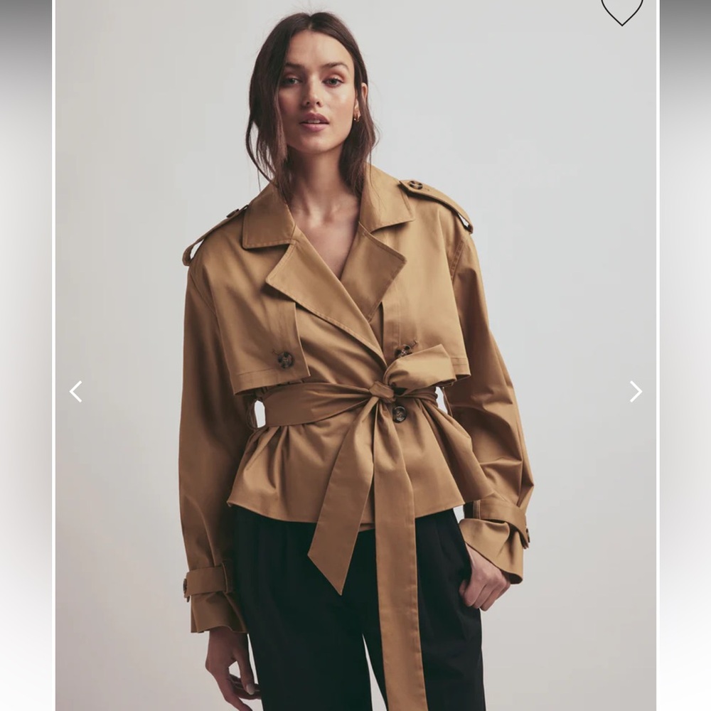 The Charles Cropped Trench Coat